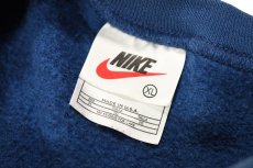 画像4: Used Nike Sweat Shirt Blue made in USA (4)