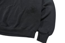 画像3: Used Jerzees Raglan Sleeve Damaged Blank Sweat Shirt Black made in USA (3)