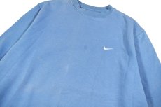 画像2: Deadstock Nike Sweat Shirt Sax (2)