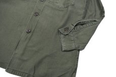 画像3: Used Us Military Cotton Sateen OG-107 Utility Shirt (3)