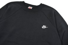 画像2: Used Nike Raglan Sleeve Sweat Shirt Black made in USA (2)