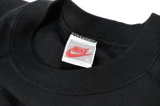 画像4: Used Nike Raglan Sleeve Sweat Shirt Black made in USA (4)