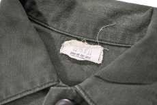 画像4: Used Us Military Cotton Sateen OG-107 Utility Shirt (4)