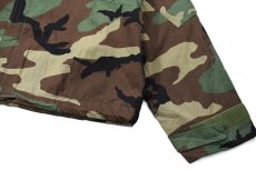 画像3: Deadstock Us Army Chemical Protective Coat Woodland Camo (3)