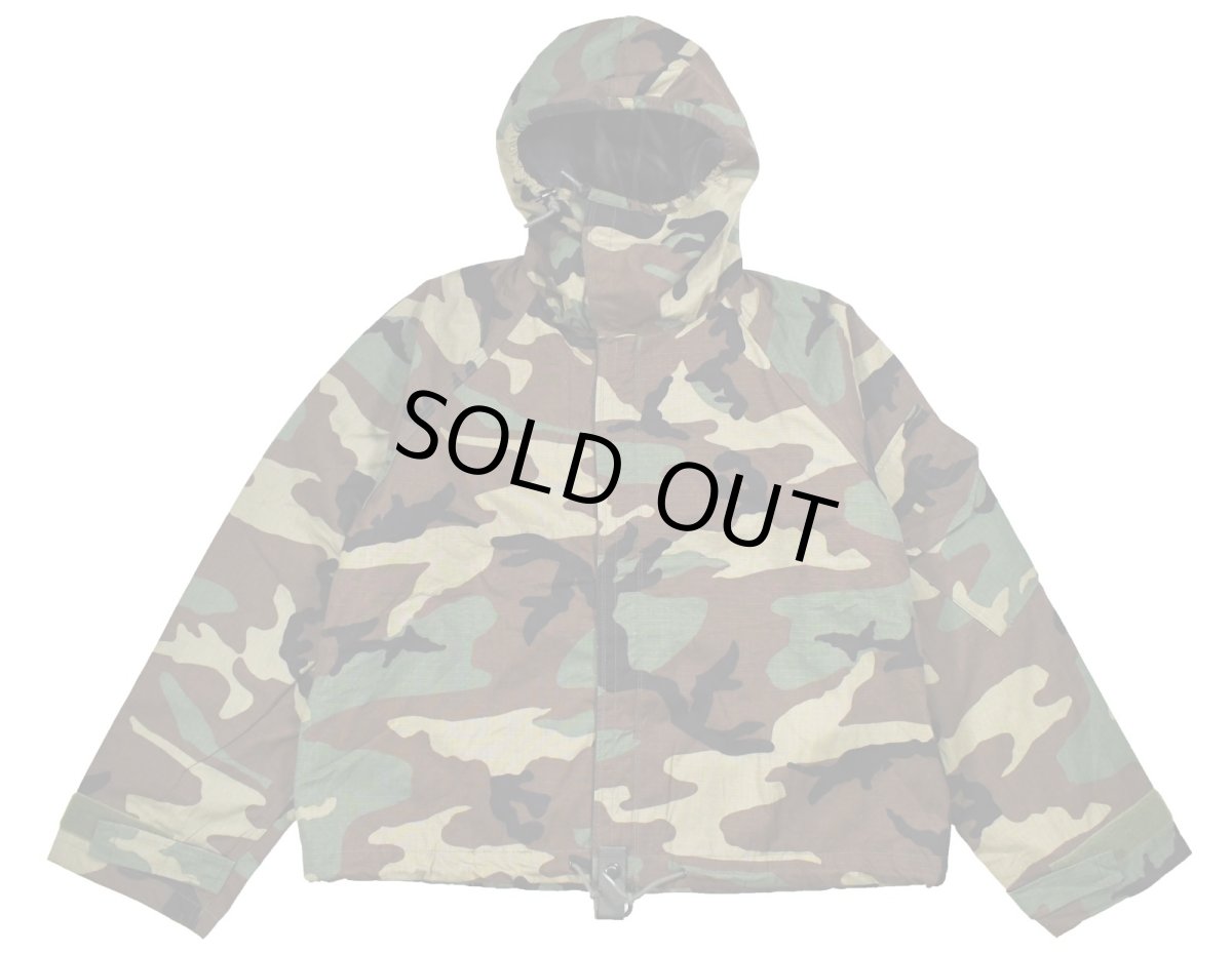 画像1: Deadstock Us Army Chemical Protective Coat Woodland Camo (1)