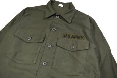 画像2: Deadstock Us Military Cotton Sateen OG-107 Utility Shirt (2)