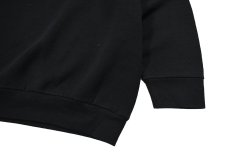 画像3: Used Fruit of the Loom Raglan Sleeve Blank Sweat Shirt Black (3)