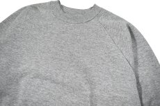 画像2: Used Fruit of the Loom Raglan Sleeve Blank Sweat Shirt Grey (2)