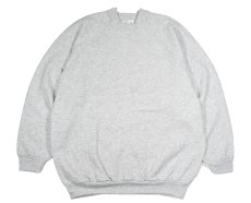 画像1: Deadstock Fruit of the Loom Raglan Sleeve Blank Sweat Shirt ash made in USA (1)