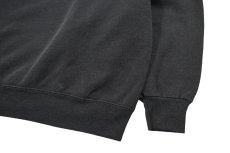 画像3: Used Hanes Raglan Sleeve Blank Sweat Shirt Black made in USA (3)