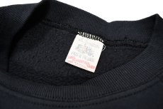 画像4: Used Fruit of the Loom Raglan Sleeve Blank Sweat Shirt Black made in USA (4)