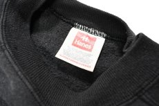 画像4: Used Hanes Raglan Sleeve Blank Sweat Shirt Black made in USA (4)