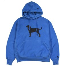 画像1: Used The Black Dog Pullover Sweat Hoodie Blue (1)