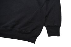 画像3: Used Hanes Raglan Sleeve Blank Sweat Shirt Black made in USA (3)