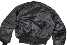 画像5: Used GREENBRIER MA-1 Flight Jacket Black made in USA (5)