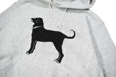 画像2: Used The Black Dog Pullover Sweat Hoodie Ash made in USA (2)