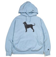 画像1: Used The Black Dog Pullover Sweat Hoodie Sax (1)