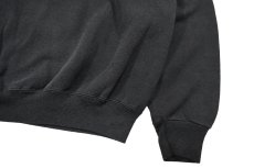 画像3: Used Hanes Raglan Sleeve Blank Sweat Shirt Black made in USA (3)