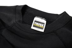 画像4: Used Tultex Raglan Sleeve Blank Sweat Shirt Black made in USA (4)