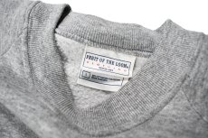 画像4: Used Fruit of the Loom Raglan Sleeve Blank Sweat Shirt Grey (4)