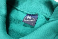 画像4: Deadstock WEK Clothing Sweat Polo Jade made in USA (4)