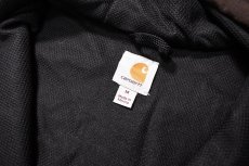 画像4: Used Carhartt Zip Sweat Hoodie Fade Brown (4)