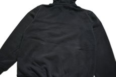 画像5: Used Carhartt Quarter Zip Sweat Hoodie Fade Black (5)