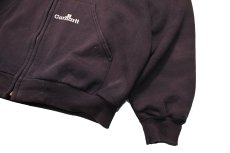 画像3: Used Carhartt Zip Sweat Hoodie Fade Black (3)