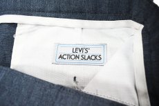 画像5: Used Levi's Action Slacks Blue made in USA リーバイス (5)