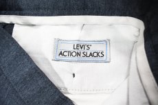 画像5: Used Levi's Action Slacks Blue リーバイス (5)