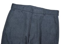 画像2: Used Levi's Action Slacks Blue リーバイス (2)