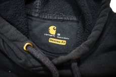 画像5: Used Carhartt Pullover Sweat Hoodie Fade Navy (5)