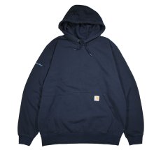 画像1: Used Carhartt Pullover Sweat Hoodie Navy (1)