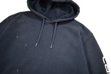 画像2: Used Carhartt Pullover Sweat Hoodie Fade Navy (2)