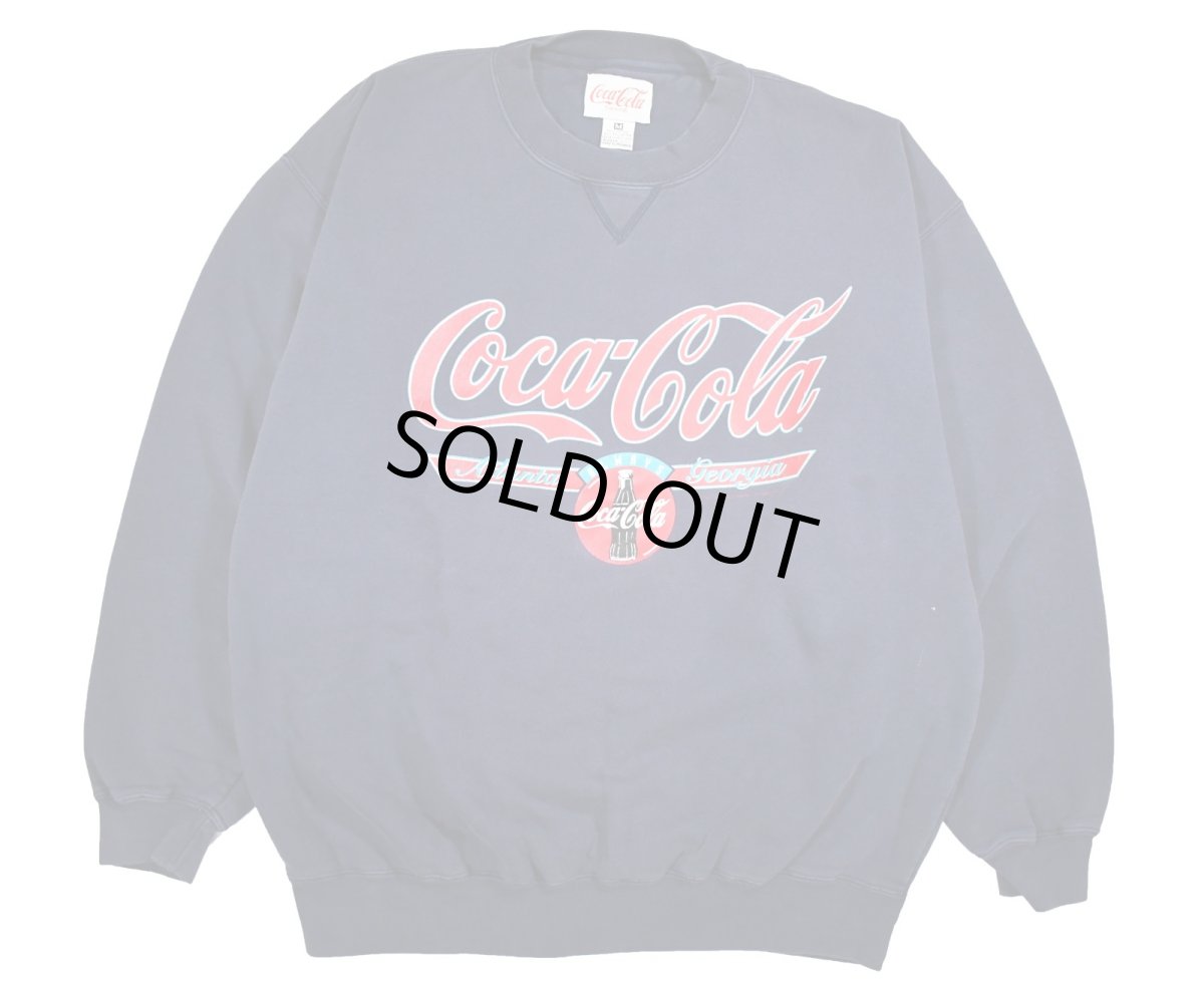 画像1: Used Print Sweat Shirt "Coca Cola" (1)