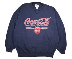 画像1: Used Print Sweat Shirt "Coca Cola" (1)