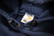 画像4: Used Carhartt Pullover Sweat Hoodie Fade Navy (4)