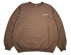 画像1: Used Carhartt Crew Neck Sweat Shirt Brown (1)