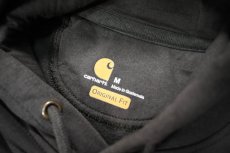 画像4: Used Carhartt Pullover Sweat Hoodie Charcoal (4)