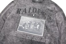 画像2: Used Print Sweat Shirt "Raiders" made in USA (2)