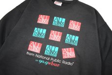 画像2: Used Print Sweat Shirt "All Things Considered : NPR" (2)