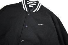 画像2: Nike Sportswear Authentics Varsity Jacket Black/White (2)