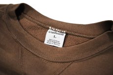 画像4: Used Carhartt Crew Neck Sweat Shirt Brown (4)