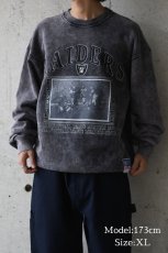 画像5: Used Print Sweat Shirt "Raiders" made in USA (5)