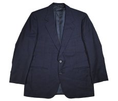 画像1: Used Lanvin Tailored Jacket Navy made in USA (1)