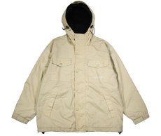 画像1: Used Timberland Fleece Lined Ripstop Nylon Jacket (1)