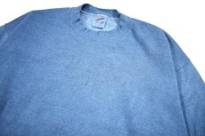 画像2: Used Jerzees Blank Sweat Shirt Over Dye Indigo made in USA (2)