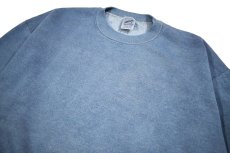 画像2: Used Jerzees Blank Sweat Shirt Over Dye Indigo made in USA (2)