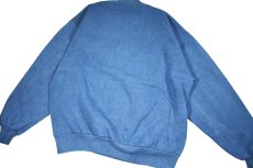 画像5: Used Jerzees Blank Sweat Shirt Over Dye Indigo made in USA (5)