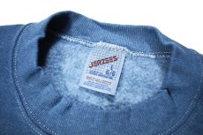 画像4: Used Jerzees Blank Sweat Shirt Over Dye Indigo made in USA (4)